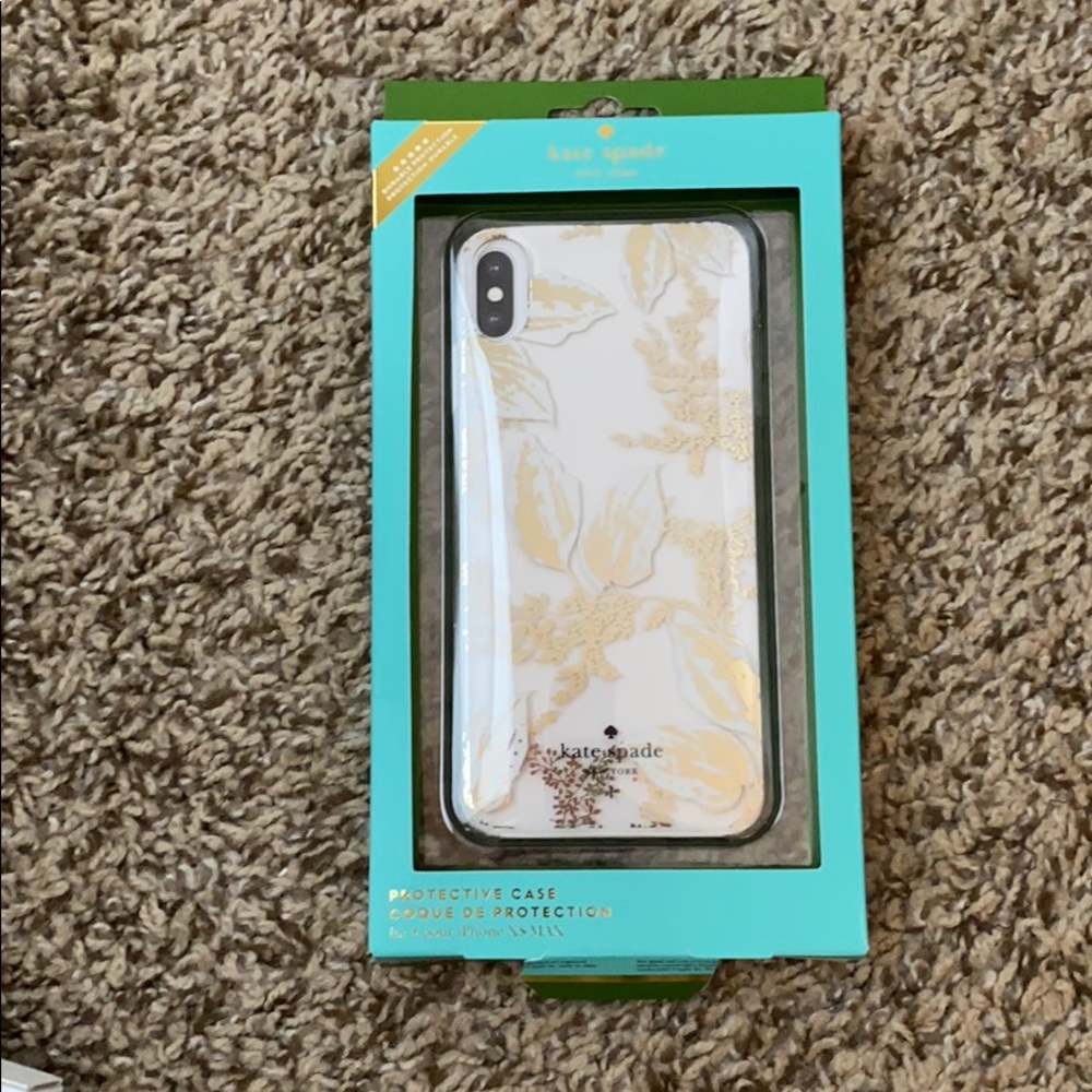 Kate Spade Clear Floral case for iPhone XS Max - Picture 2 of 2